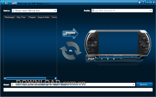 XtoYsoft Blu-ray to PSP Ripper