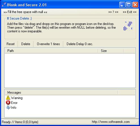 Blank And Secure