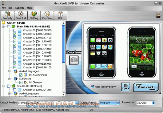 dvdXsoft DVD to iPhone Converter 