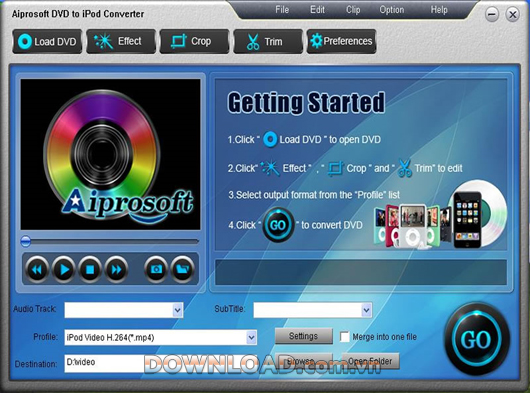 Aiprosoft DVD to iPod Converter
