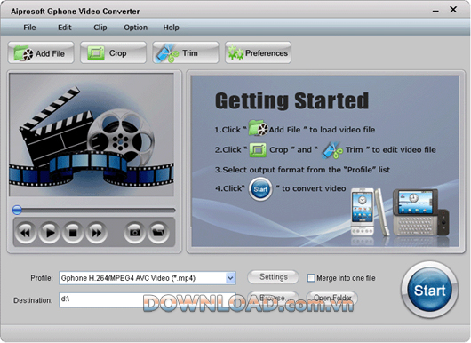 Aiprosoft Gphone Video Converter