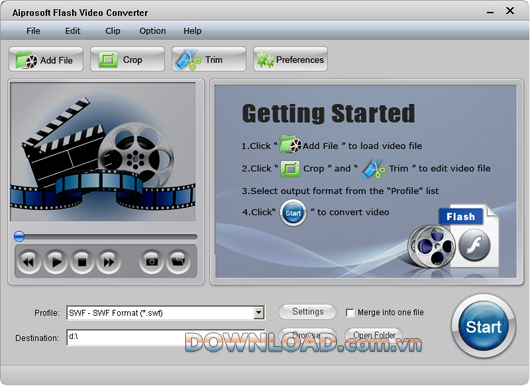 Aiprosoft Flash Video Converter