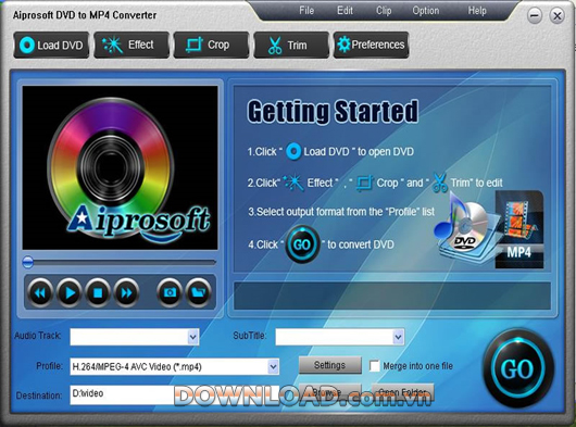 Aiprosoft DVD to MP4 Converter