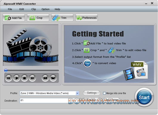 Aiprosoft WMV Converter 