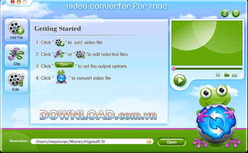 Higosoft Video Converter for Mac