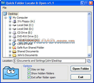 Quick Folder Locate and Open 