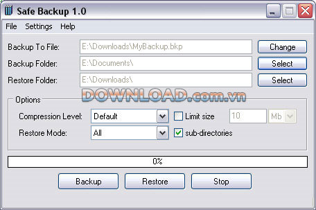 Safe Backup