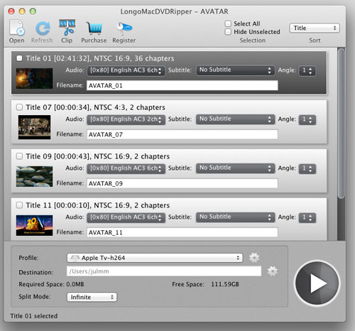 Longo Mac DVD Ripper