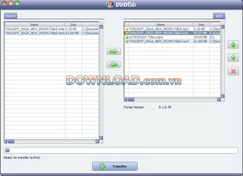 DVDFab File Transfer for Mac