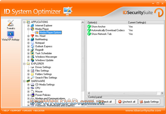 ID System Optimizer
