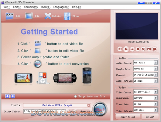 iMoviesoft FLV Converter