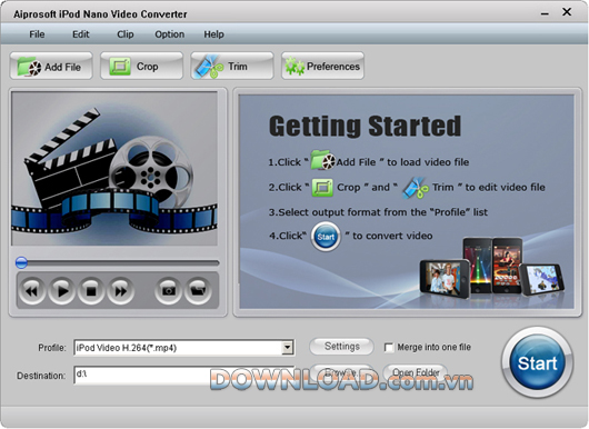 Aiprosoft iPod Nano Video Converter