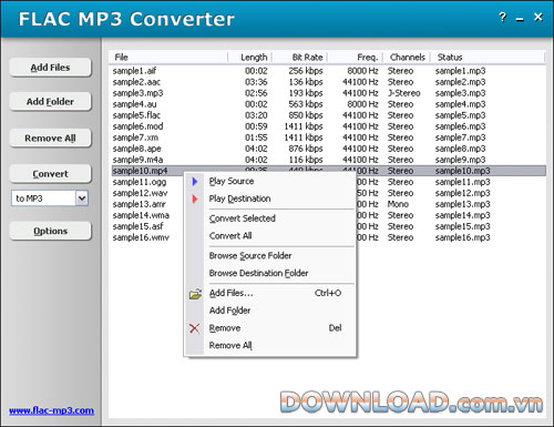 FLAC MP3 Converter