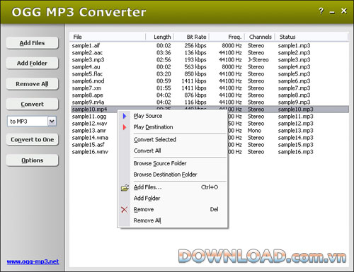 OGG MP3 Converter