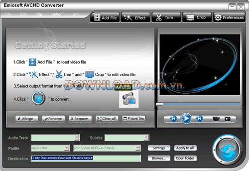 Emicsoft AVCHD Converter