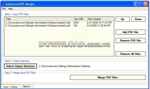 Advanced PDF Merger