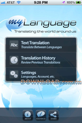 myLanguage Free Translator for iOS