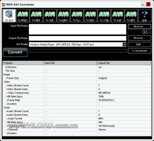 RER AVI Converter