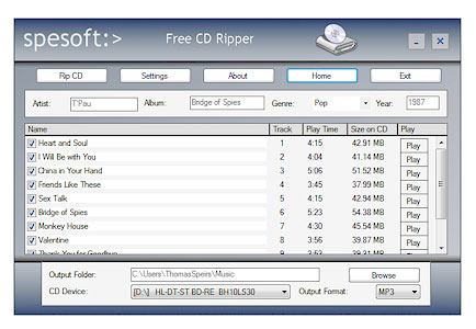 Spesoft Free CD Ripper