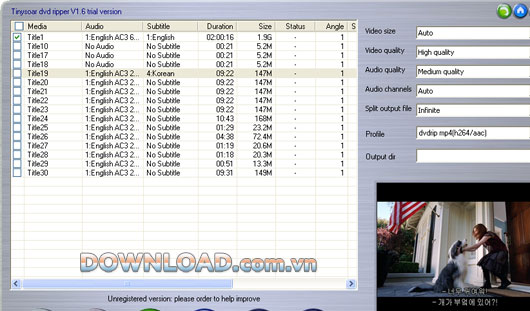 Tinysoar DVD ripper