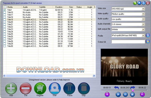Tinysoar DVD to iPod converter