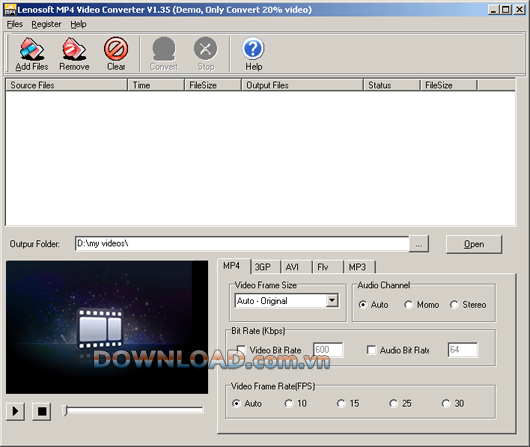 Lenosoft MP4 Video Converter
