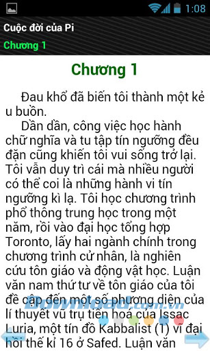 Cuộc đời của Pi for Android