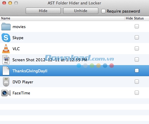 Ast Folder Hider and Locker for Mac