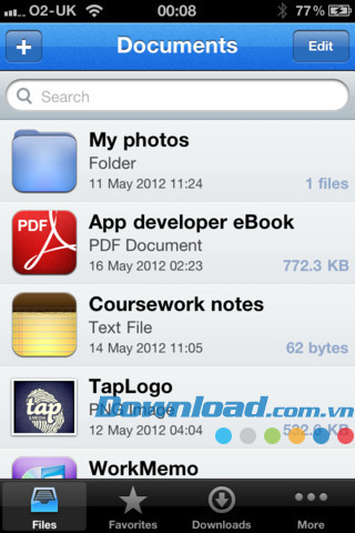 Trình quản lý tài liệu File Manager Free for iOS