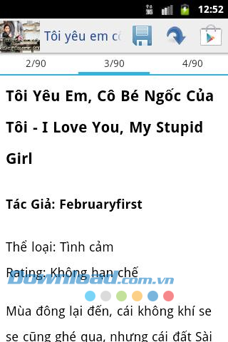 Tôi yêu em, cô bé ngốc của tôi for Android