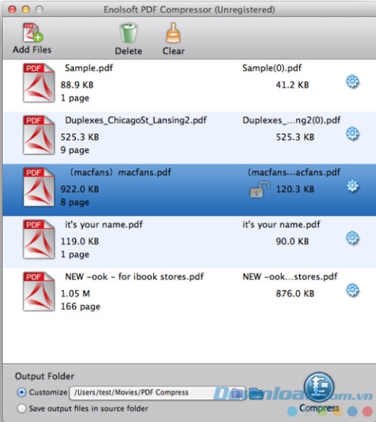 Enolsoft PDF Compressor for Mac