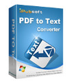 iPubsoft PDF to Text Converter