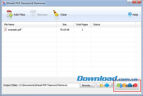 Ahead PDF Password Remover