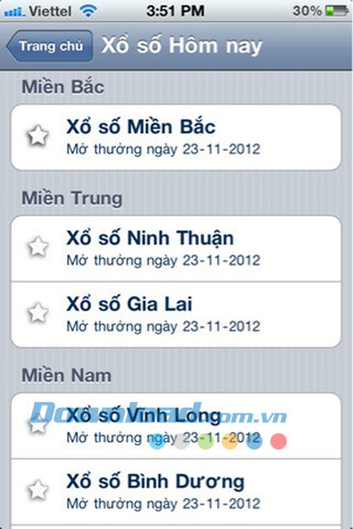 Xo so truc tiep for iOS