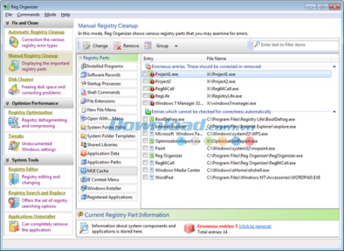 Reg Organizer