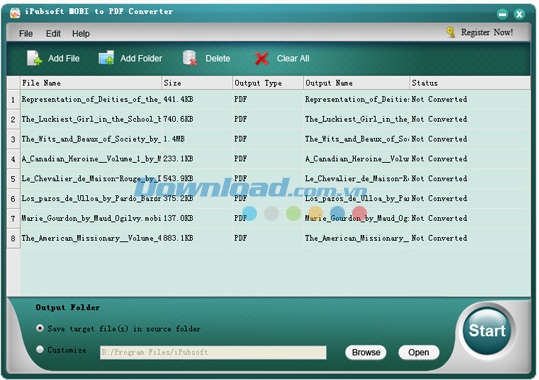 Chuyển đổi MOBI sang PDF iPubsoft MOBI to PDF Converter