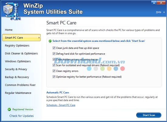 WinZip System Utilities Suite