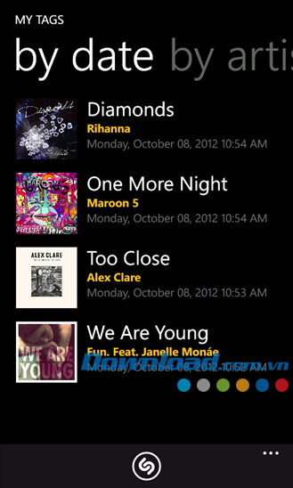 Shazam for Windows Phone