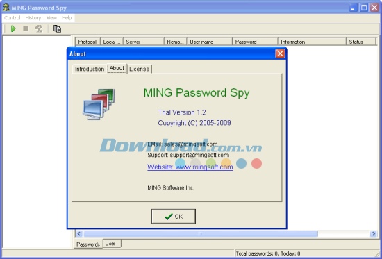 MING Password Spy