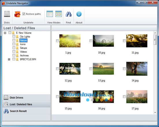 Undelete Navigator