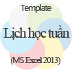 Lịch học tuần