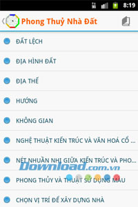 Phong Thủy Nhà Đất 2013 for Android