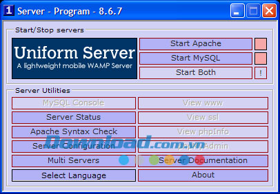 The Uniform Server