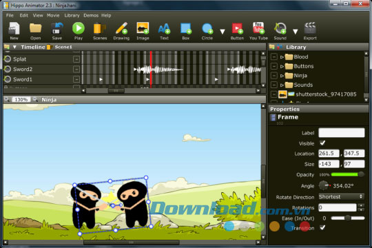 Hippo Animator