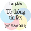 Tờ thông tin fax