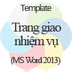 Trang giao nhiệm vụ