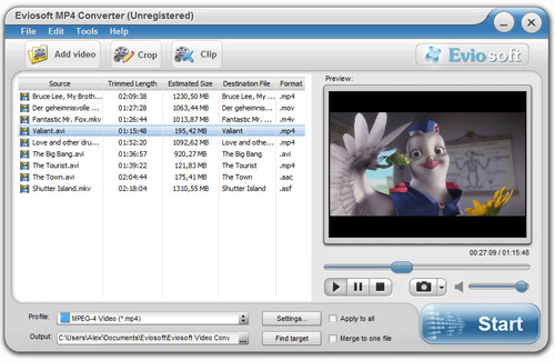 Eviosoft MP4 Converter 