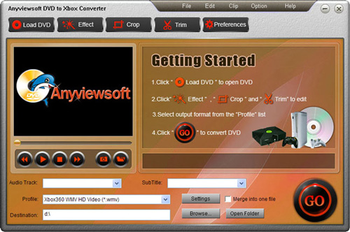 Anyviewsoft DVD to Xbox Converter 