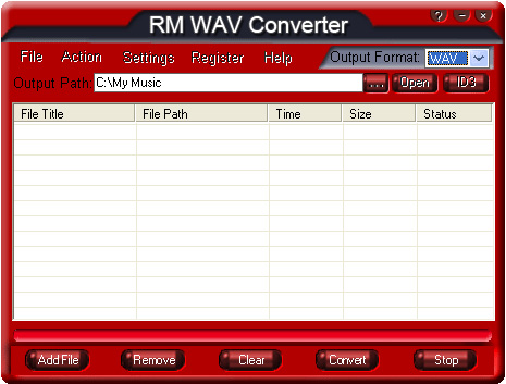 RM WAV Converter 