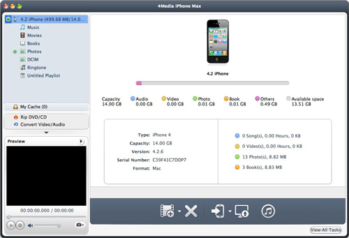 4Media iPhone Max for Mac